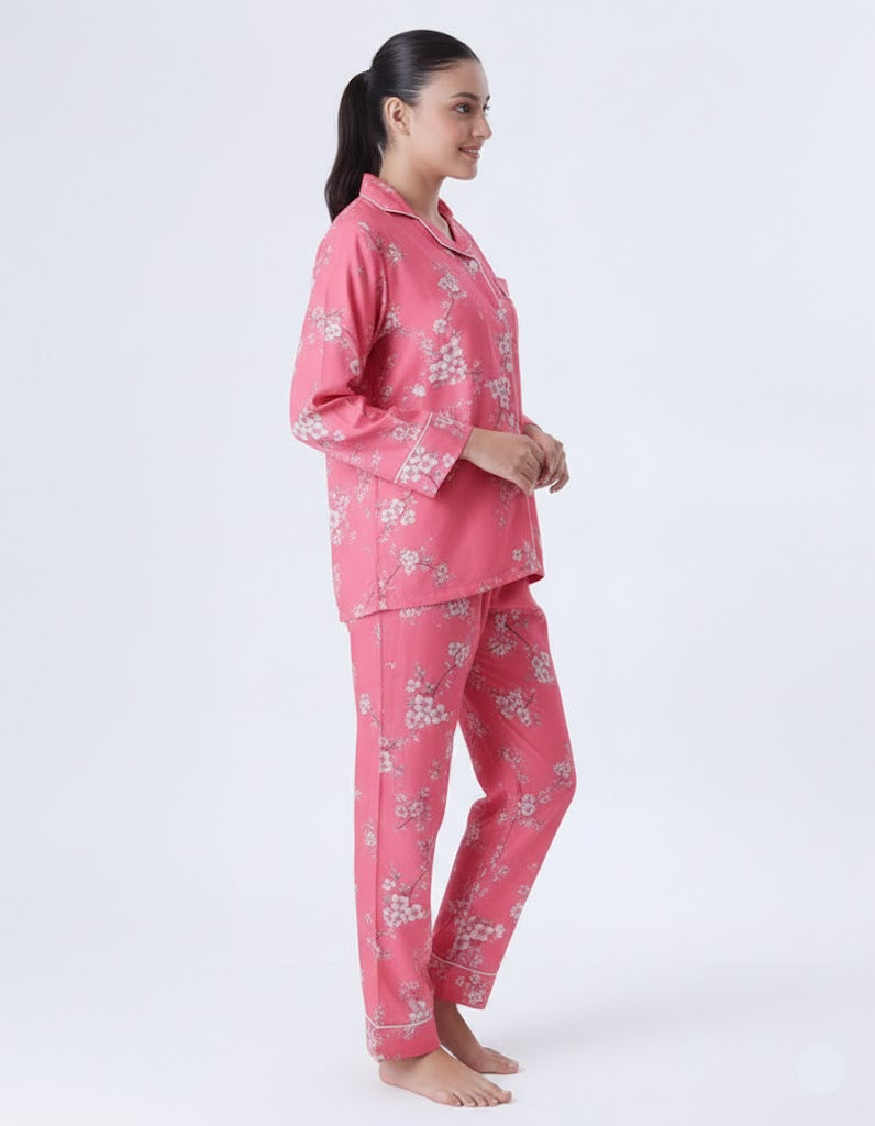 Summer Pajama Suit - Cozy Pink