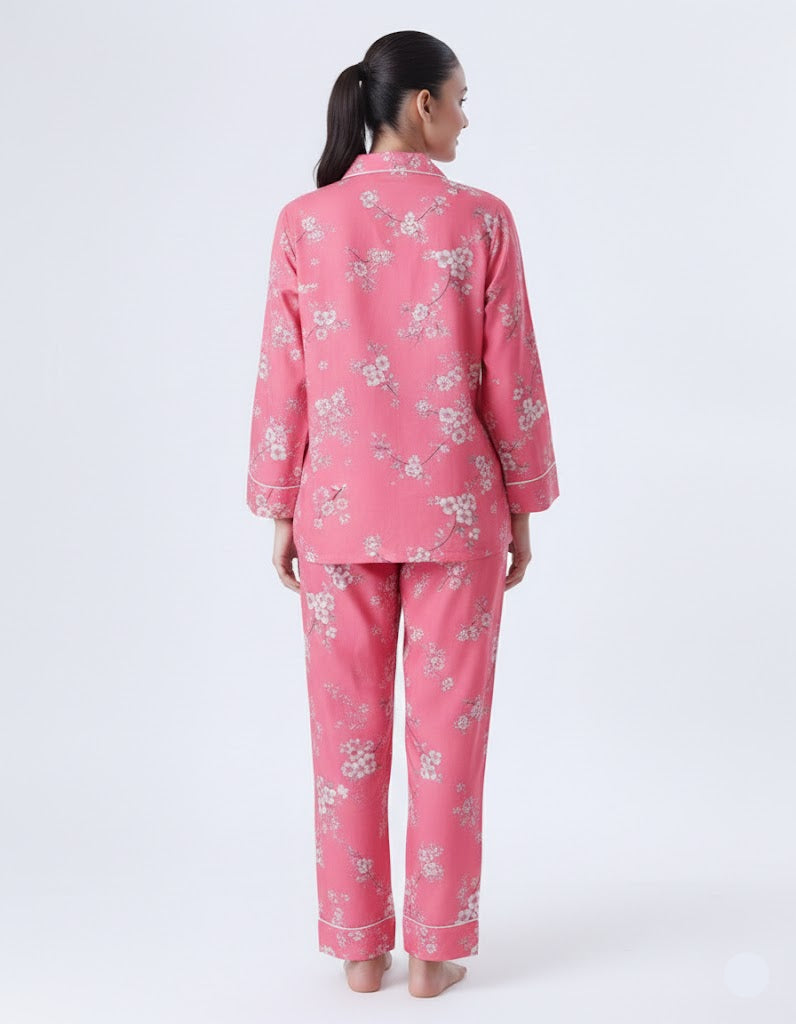 Summer Pajama Suit - Cozy Pink
