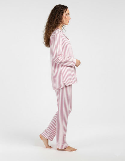 Linen Pajama Suit - Stripe Ease