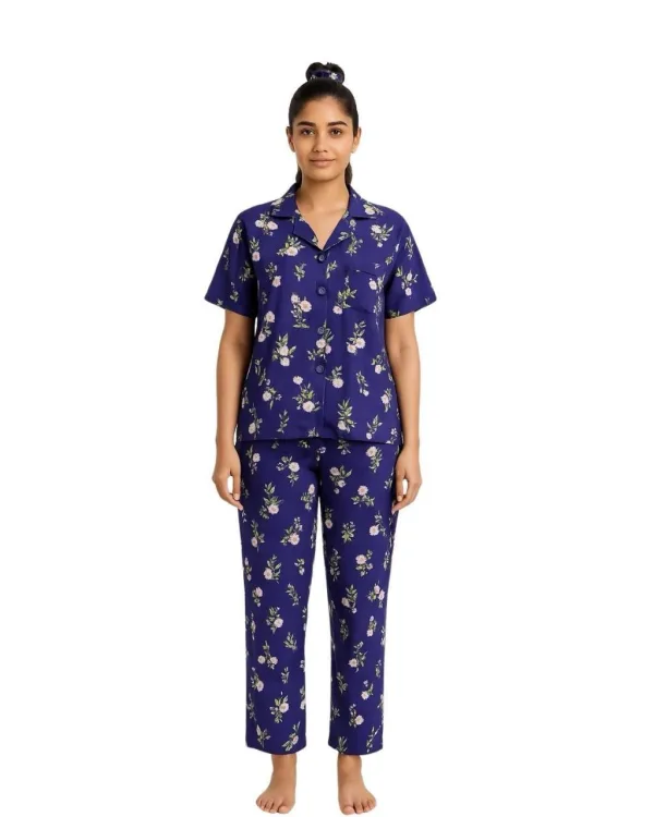 Linen Pajama Suit with Scrunchie – Lush Loom | SAFQ